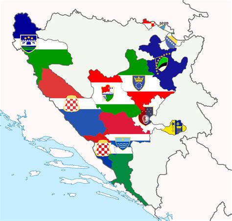 no of district of bosnia and herzegovina